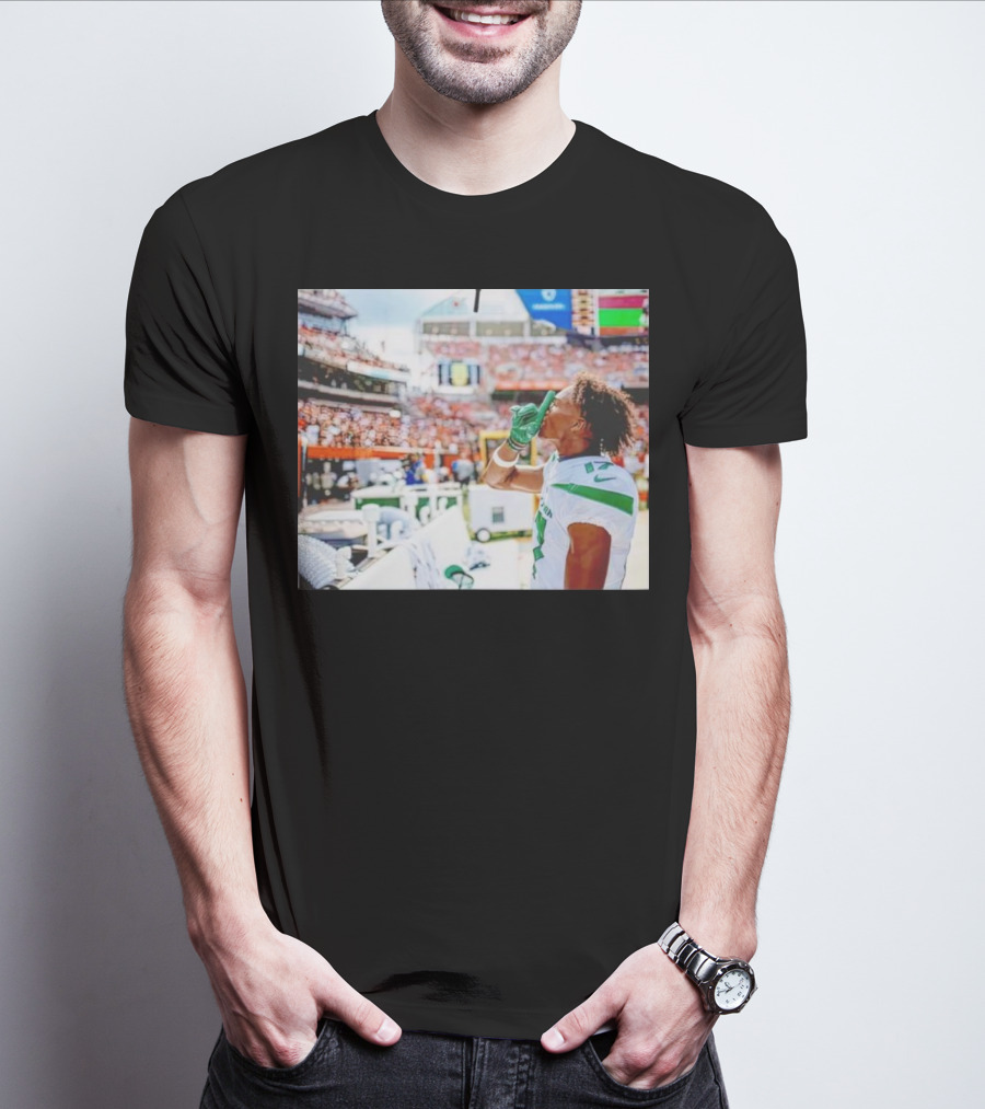 Trending Garrett Wilson Shhh Football Silence T-Shirt