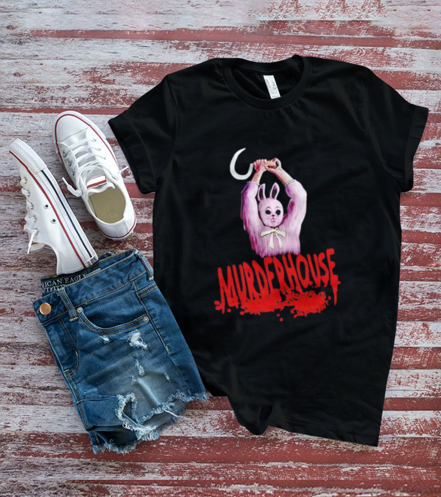 Murder House Pink Bunny With Sickle T-Shirt