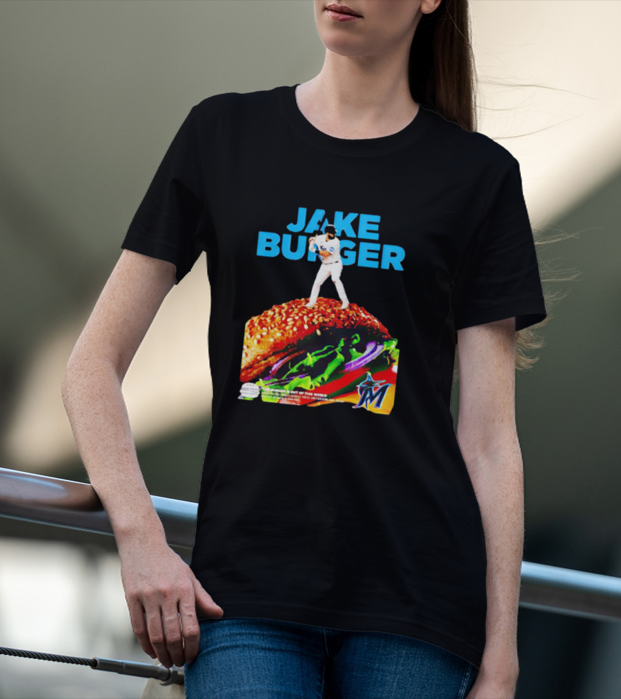 Jake Burger Miami Marlins Out Of This World T-Shirt