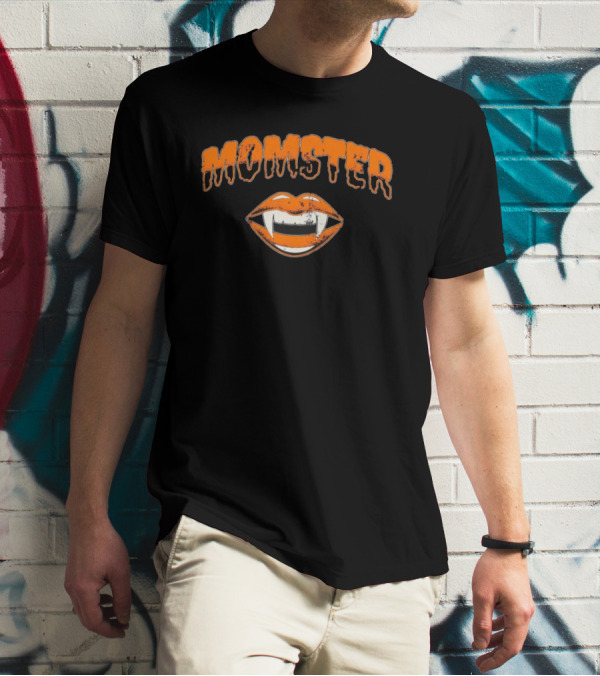 Momster Vampire Lips Halloween Fang T-Shirt