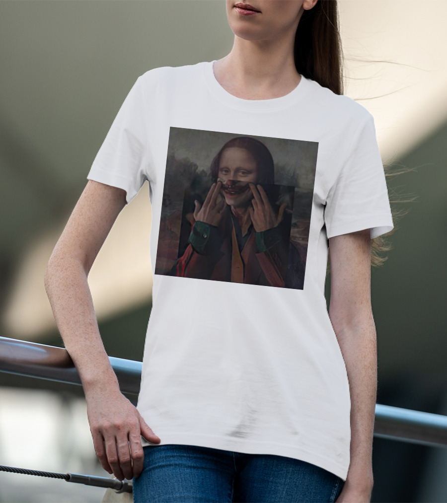 Mona Lisa Joker Crossover Fusion T-Shirt