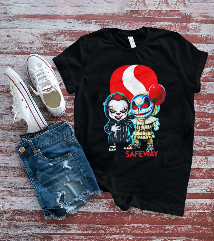 Pennywise Jack Skellington Safeway Halloween Combo T-Shirt