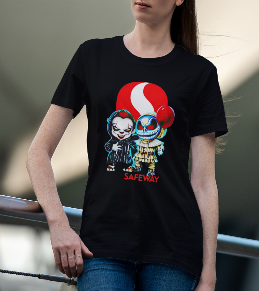 Pennywise Jack Skellington Safeway Halloween Combo T-Shirt