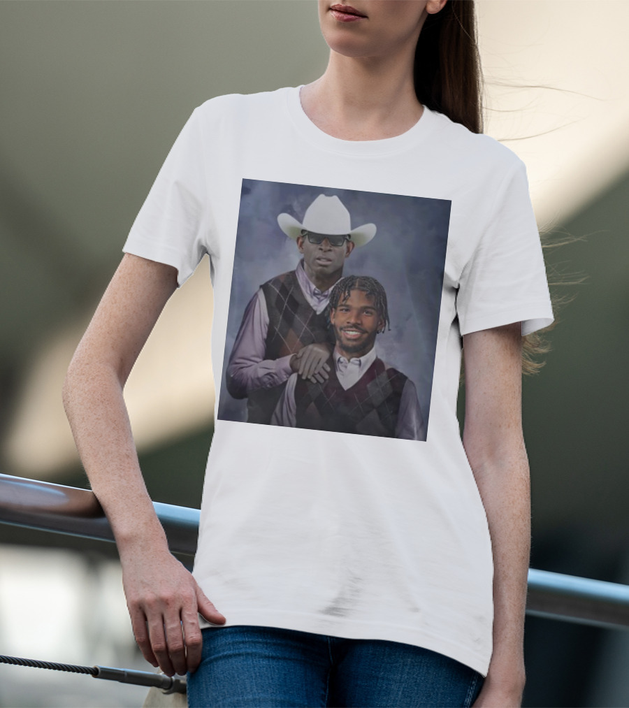 Deion Sanders And Shedeur Sanders Step Brothers Cowpoke T-Shirt