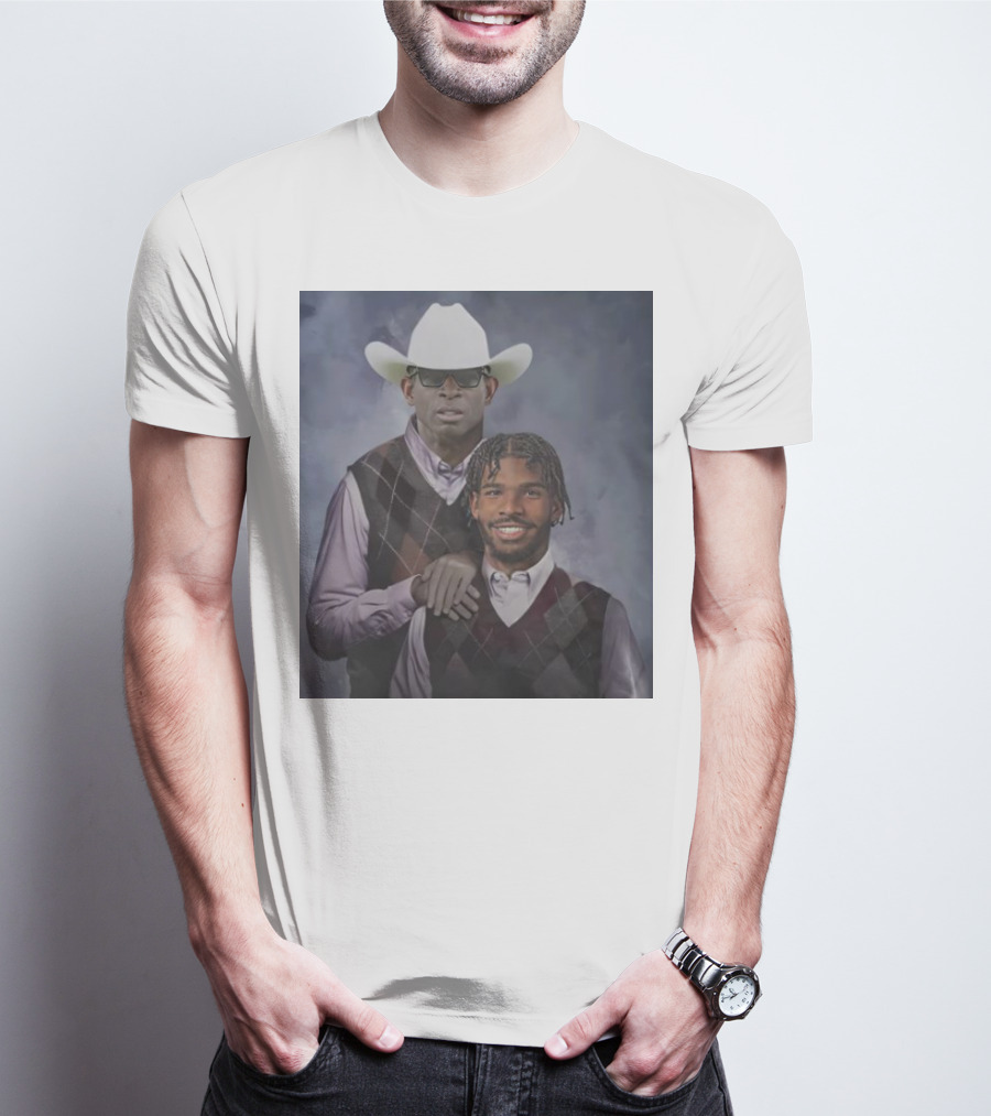 Deion Sanders And Shedeur Sanders Step Brothers Cowpoke T-Shirt