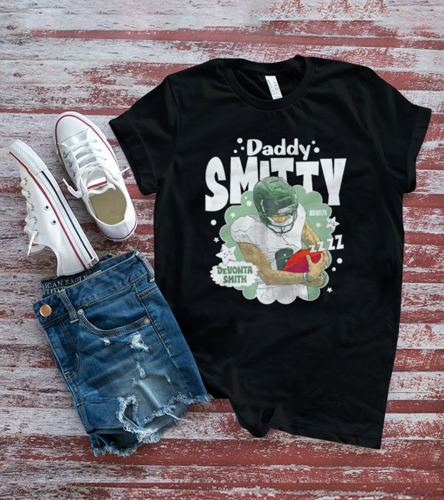 Daddy Smitty Devonta Smith NFLPA Zzzzz Football Star T-Shirt