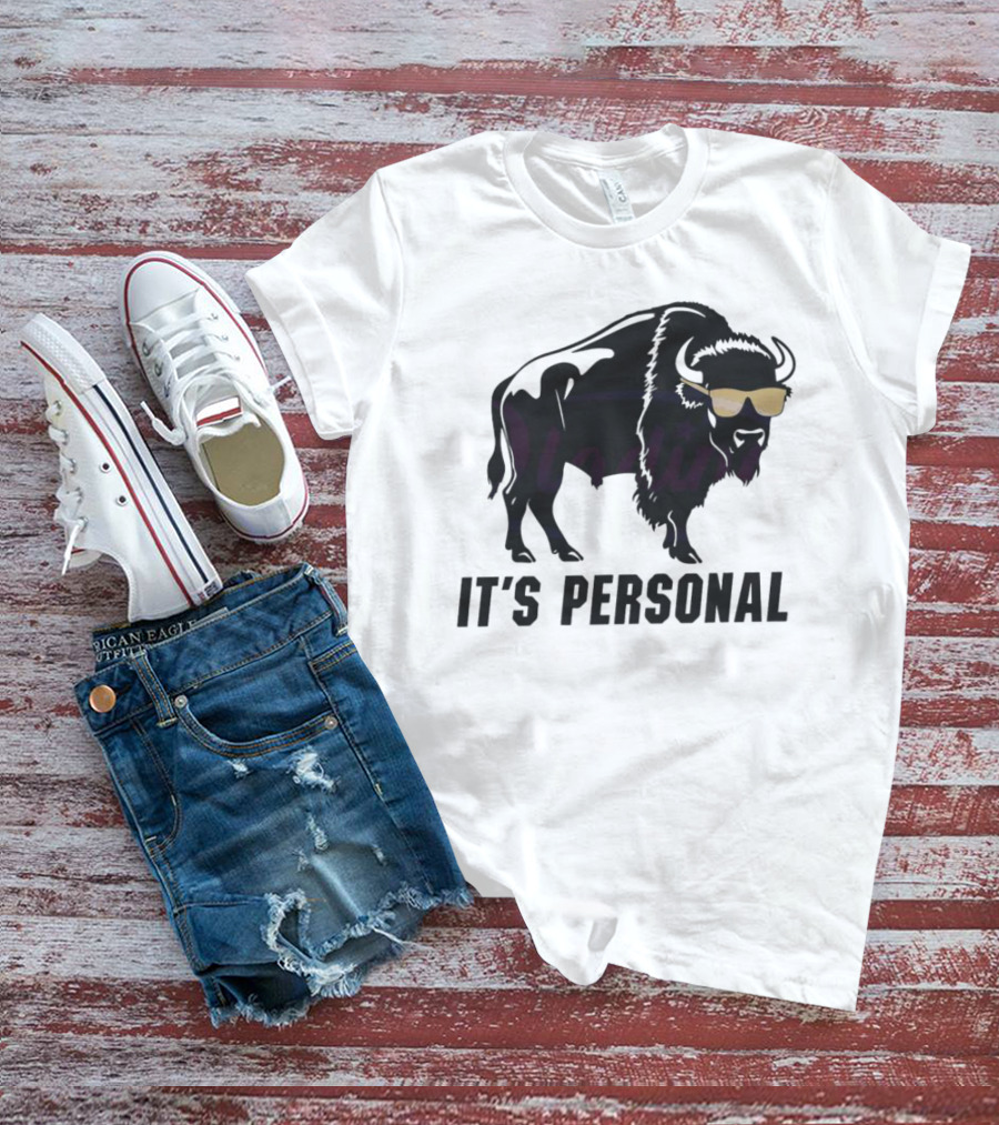 Colorado Buffaloes It's Personal Buffalo With Sunglasses T-Shirt