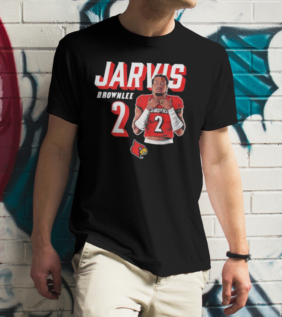 Jarvis Brownlee Louisville Cardinals Number 2 T-Shirt