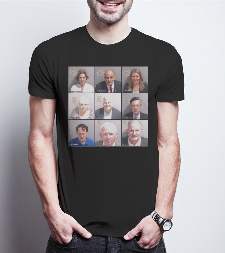Sidney Powell Rudy Giuliani Jenna Ellis Mugshots T-Shirt