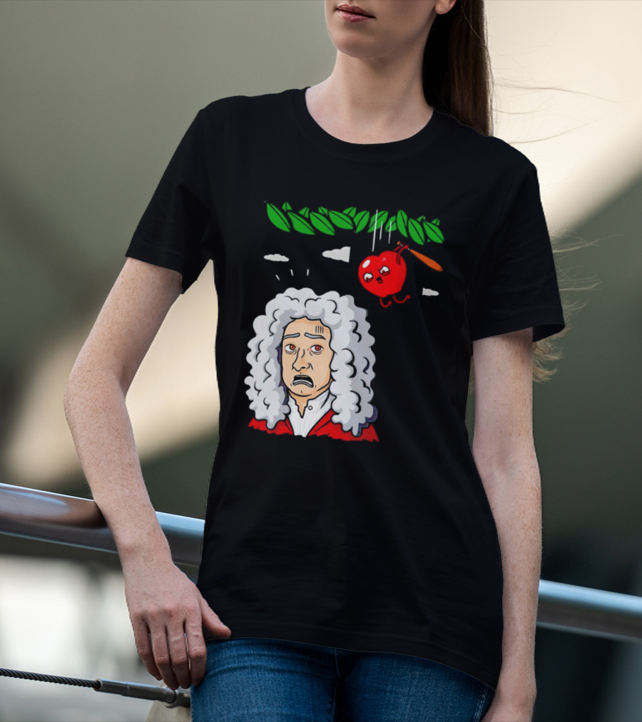 Extreme Gravity Apple Falling On Newton T-Shirt