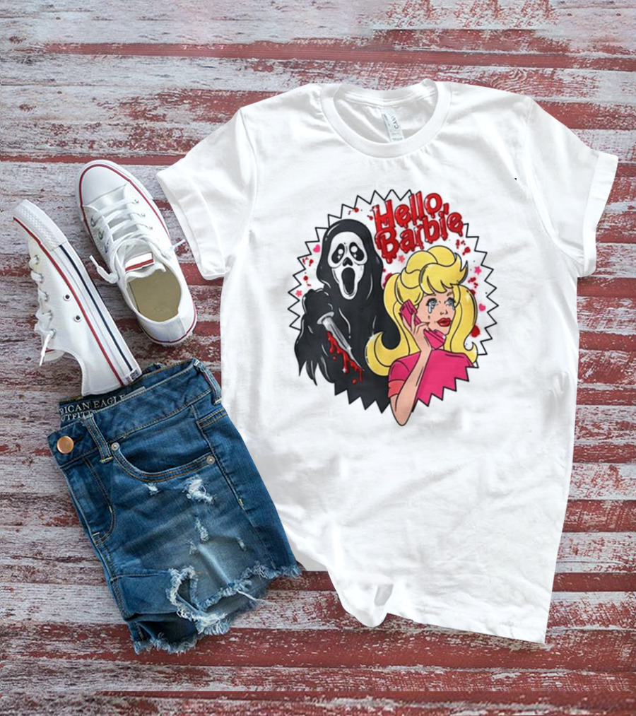 Hello Barbie Ghost Mask Doll T-Shirt