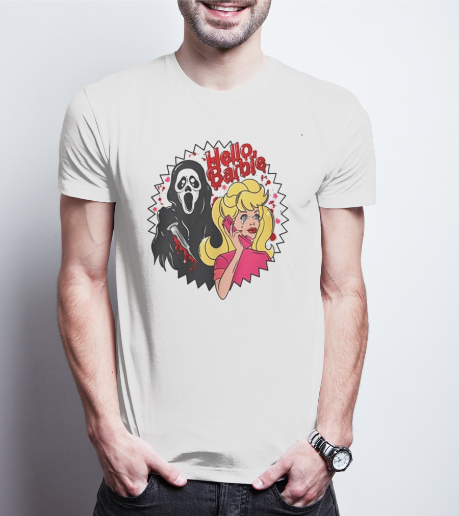 Hello Barbie Ghost Mask Doll T-Shirt