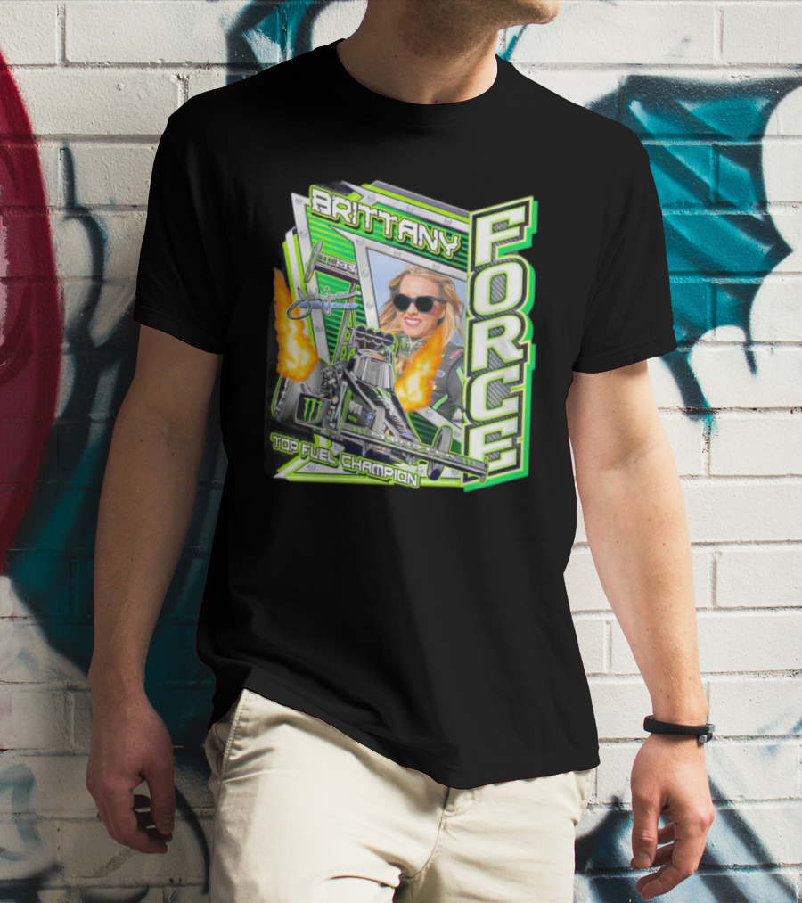 Brittany Force Top Fuel Champion Signature Racing T-Shirt