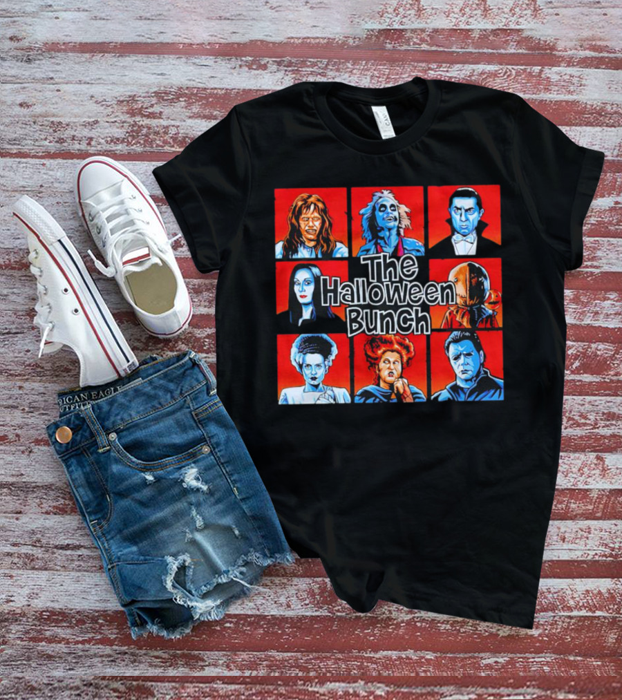 The Halloween Bunch Horror Icons Collage T-Shirt