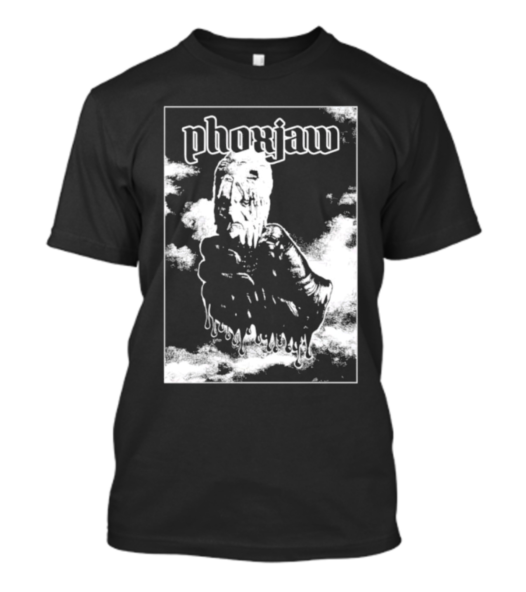 Phoxjaw Dripping Ice Cream Skull T-Shirt