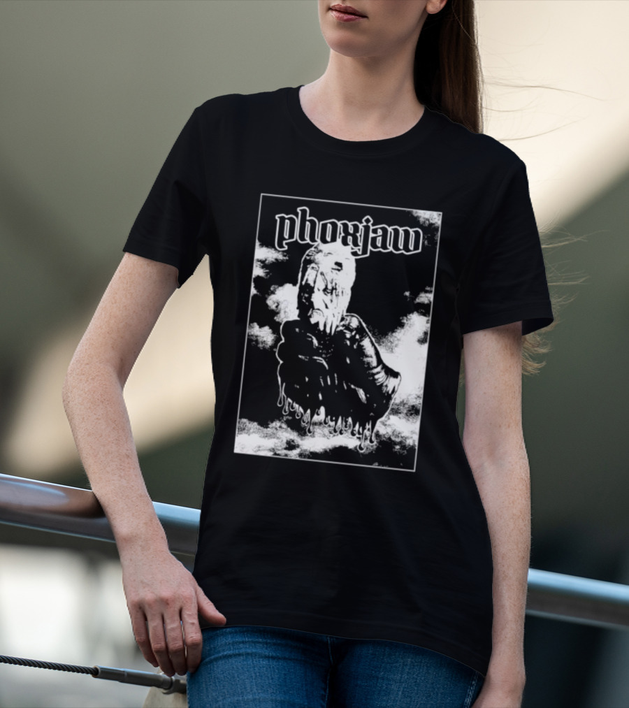 Phoxjaw Dripping Ice Cream Skull T-Shirt