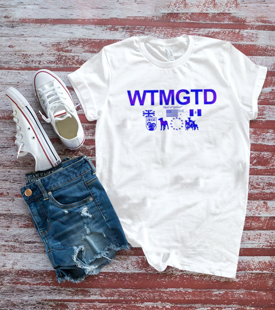 WTMGTD UK US EU Horse Donkey Flags ZEGE T-Shirt