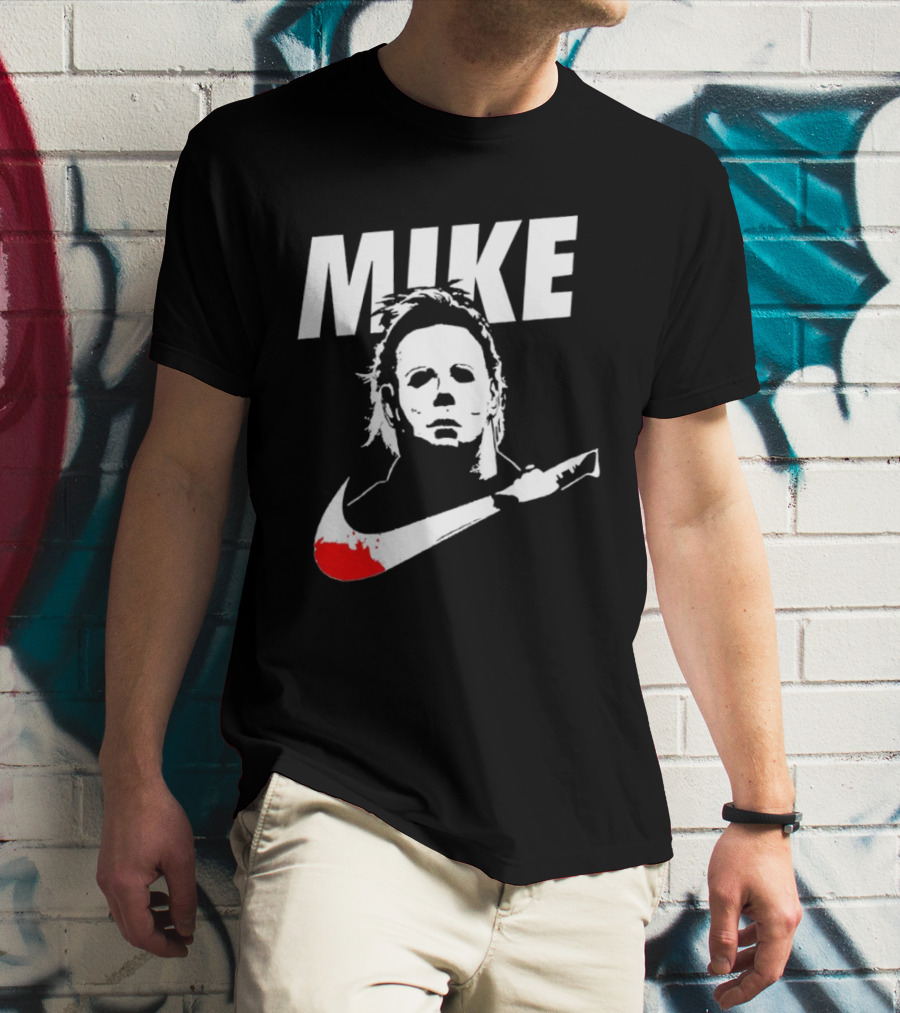 Mike Michael Myers Halloween Knife Swoosh T-Shirt