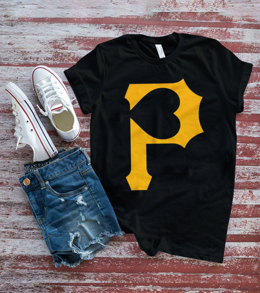 Heart Of Pittsburgh Pirates 'P' T-Shirt