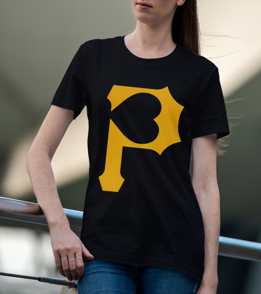 Heart Of Pittsburgh Pirates 'P' T-Shirt