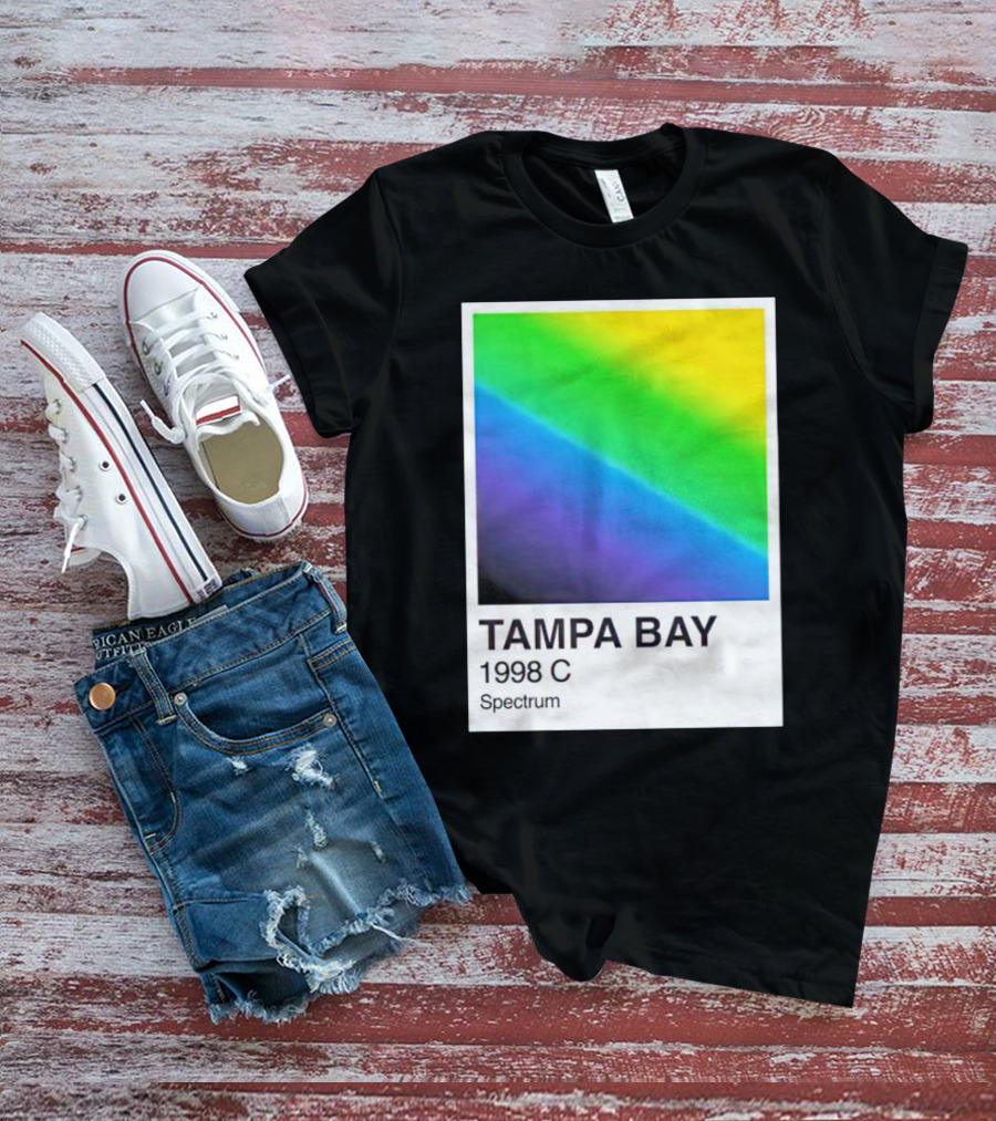 Tampa Bay 1998 C Spectrum Rainbow Gradient T-Shirt
