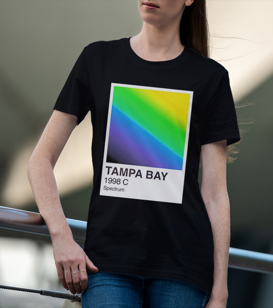 Tampa Bay 1998 C Spectrum Rainbow Gradient T-Shirt