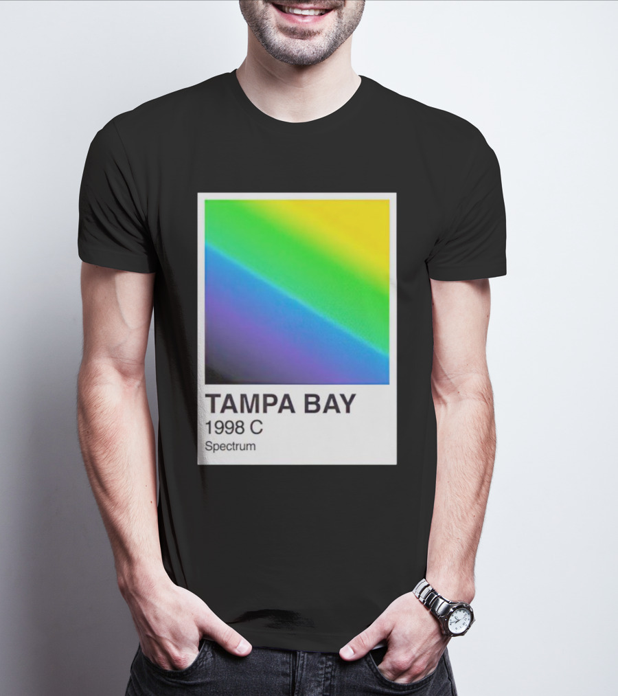 Tampa Bay 1998 C Spectrum Rainbow Gradient T-Shirt