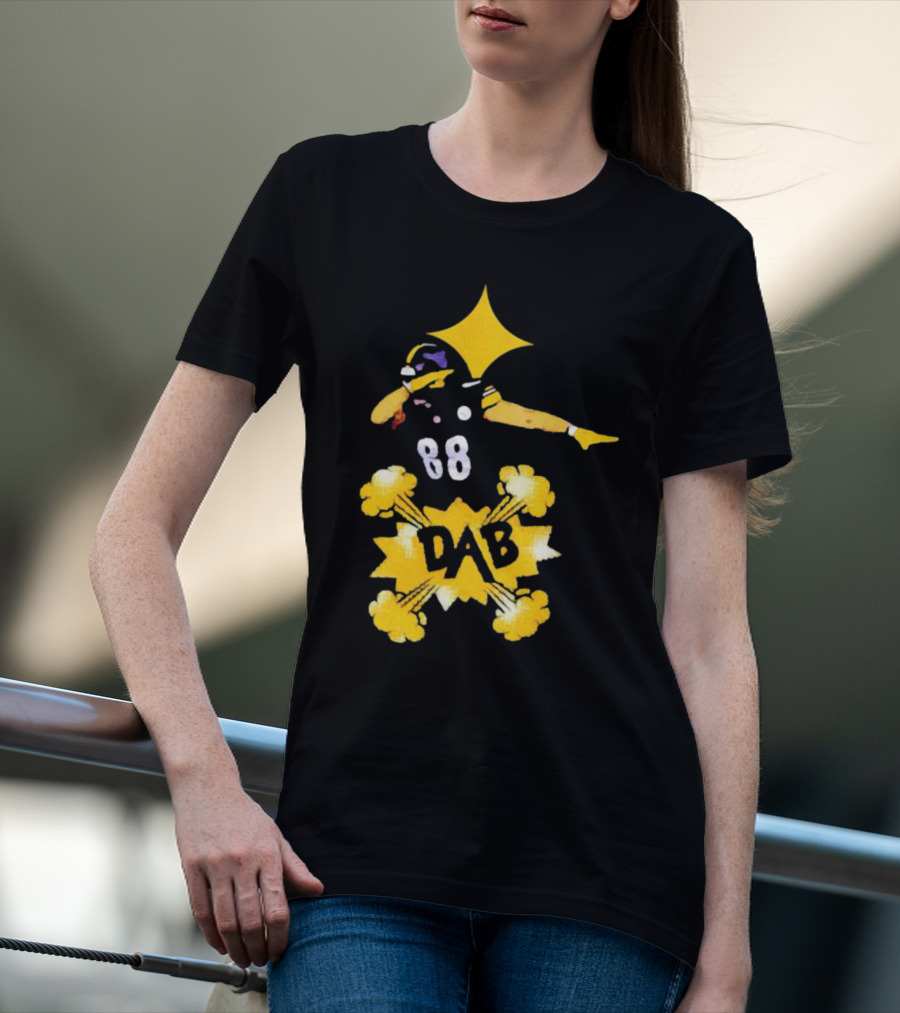 Steelers 88 Dabbing Dab T-Shirt