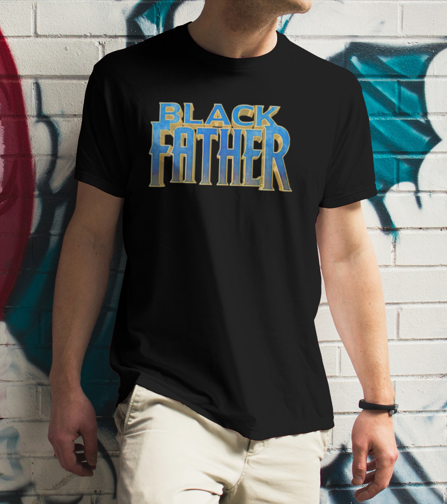 Black Panther Black Father T-Shirt
