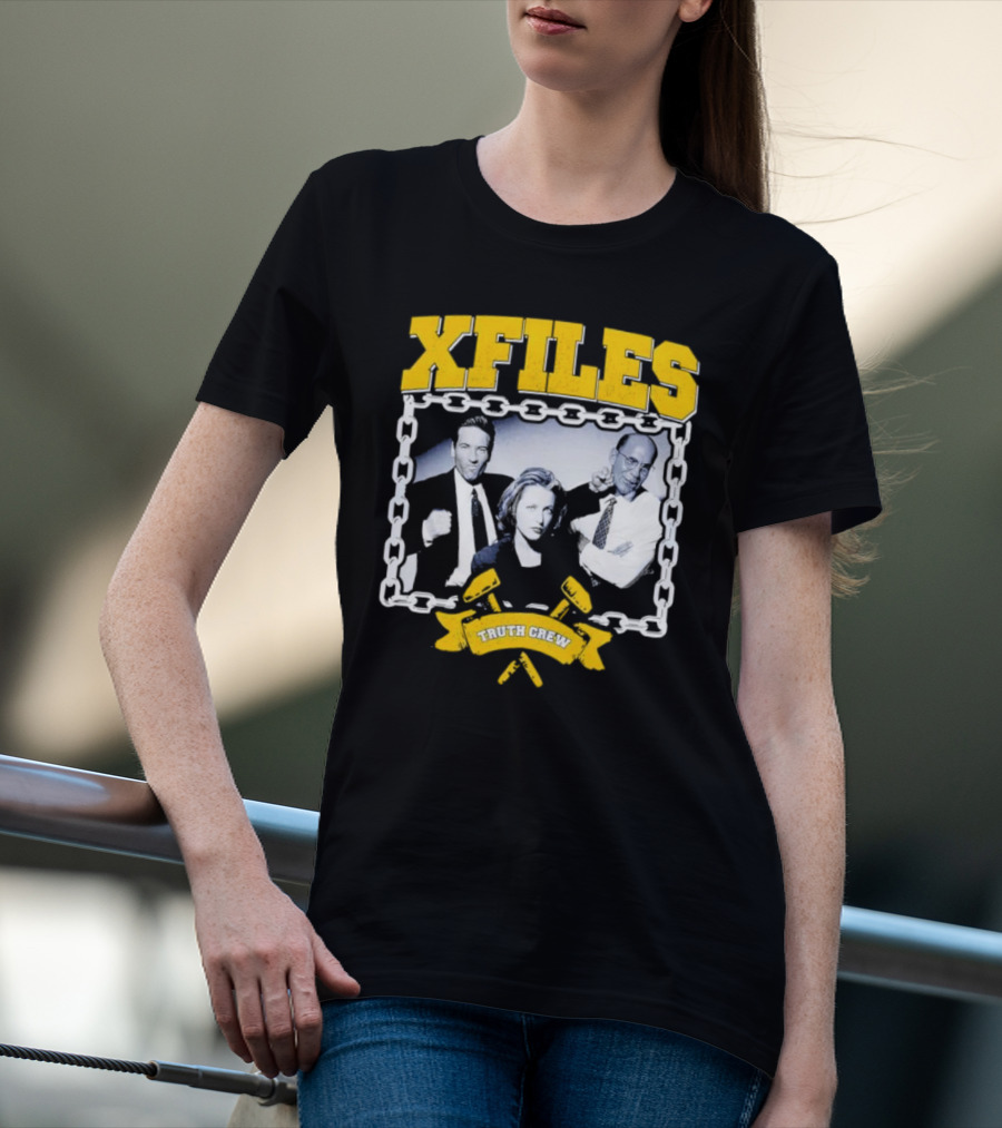 X Files Truth Crew Chain Frame T-Shirt