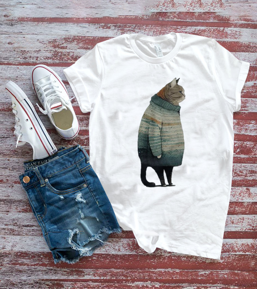 Winter Cat Cozy T-Shirt