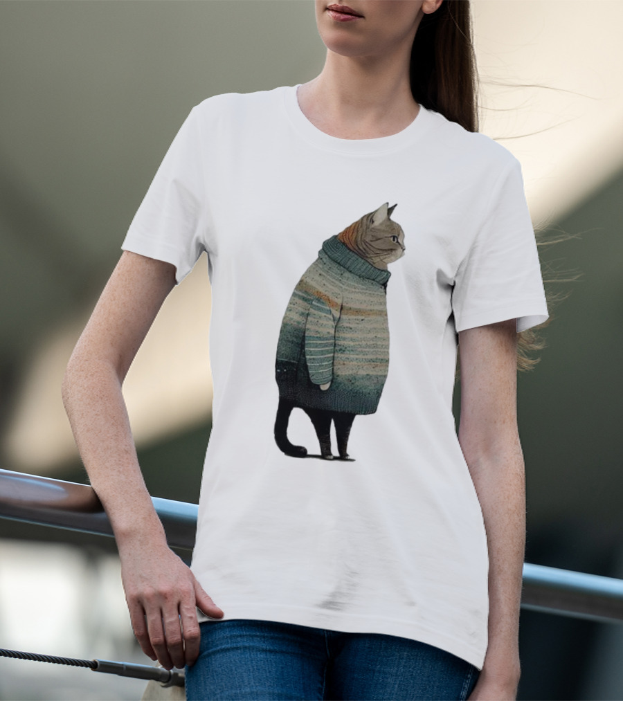 Winter Cat Cozy T-Shirt