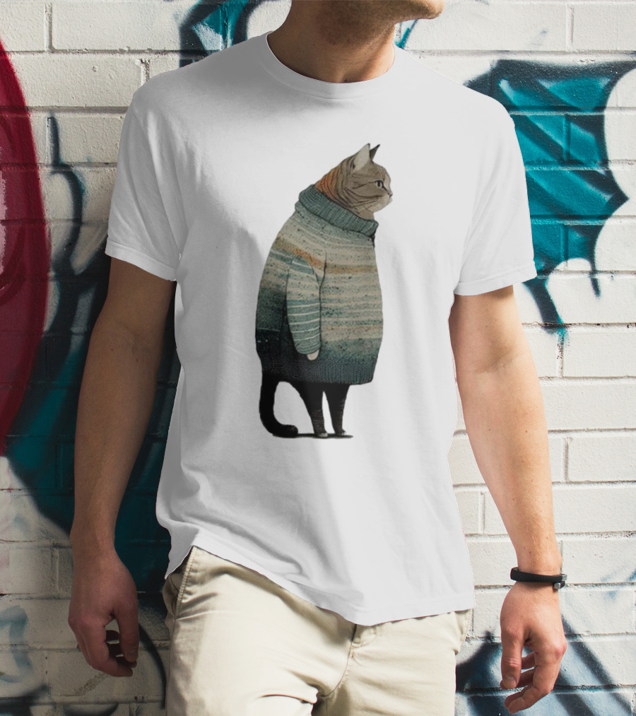Winter Cat Cozy T-Shirt