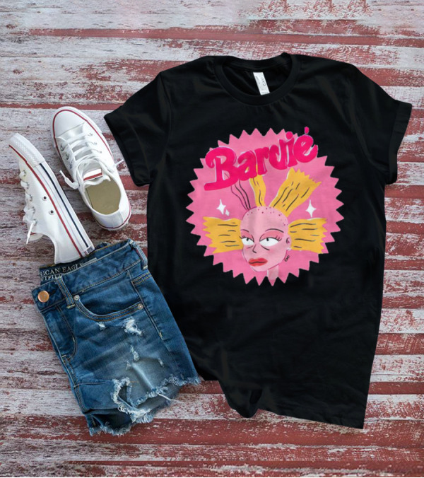 Barbie Movie Bold Parody Pink Starburst T-Shirt