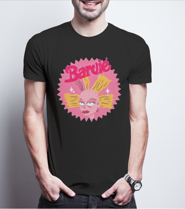 Barbie Movie Bold Parody Pink Starburst T-Shirt