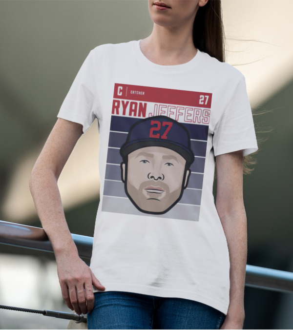 Ryan Jeffers C Catcher 27 Minnesota Twins T-Shirt