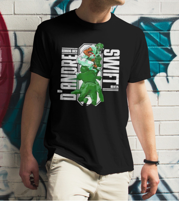 D’Andre Swift NFLPA Philadelphia Running Back Hurdle T-Shirt