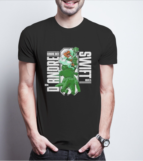 D’Andre Swift NFLPA Philadelphia Running Back Hurdle T-Shirt
