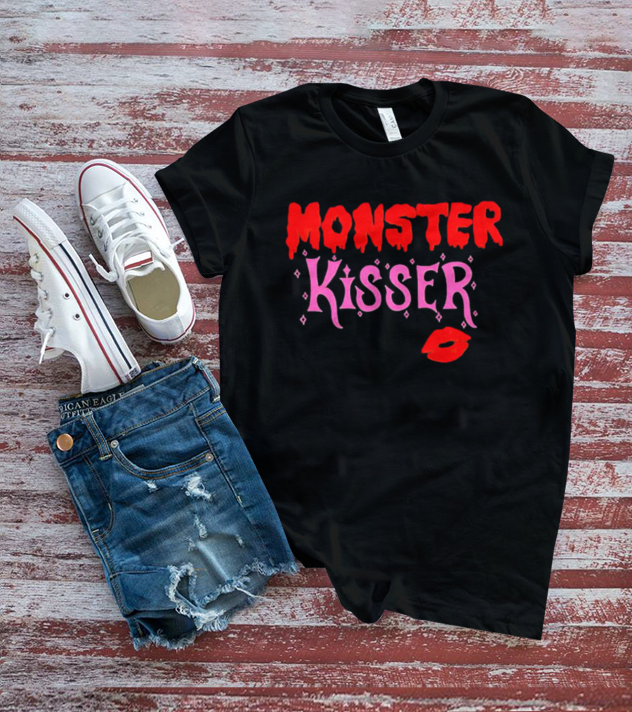 Monster Kisser Fun Red Lips Iconic T-Shirt