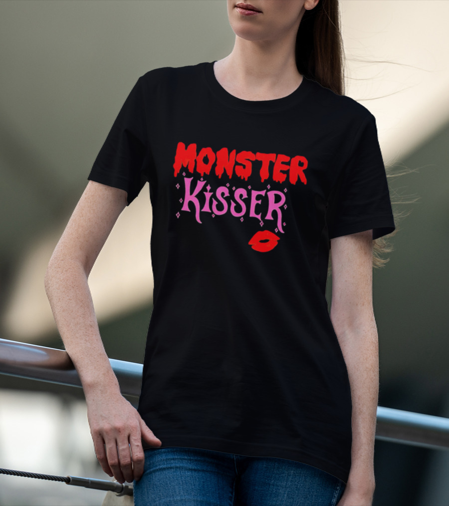 Monster Kisser Fun Red Lips Iconic T-Shirt