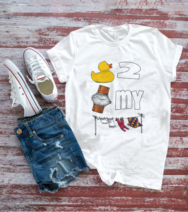 Rubber Duck Socks 2 My Clothesline Butterfly T-Shirt