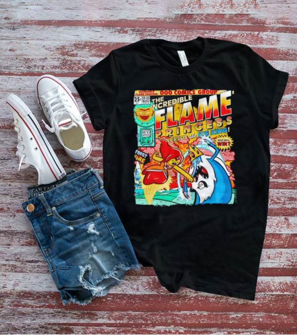 The Incredible Flame Princess Versus The Ice King Adventure Time 000 Comics Group T-Shirt