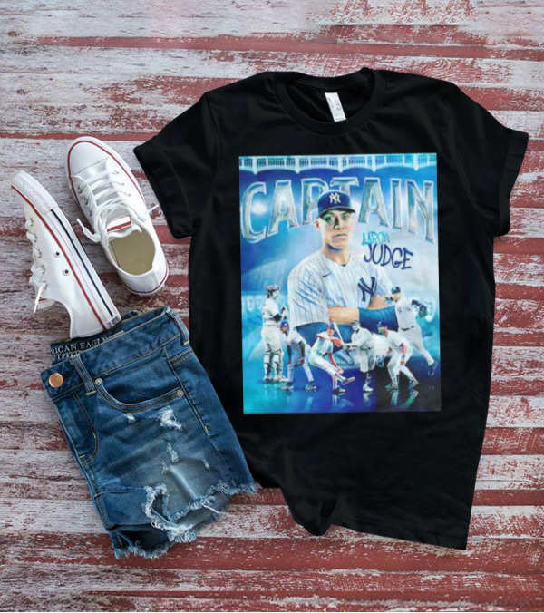 Aaron Judge New York Yankees Captain Baseball T-Shirt