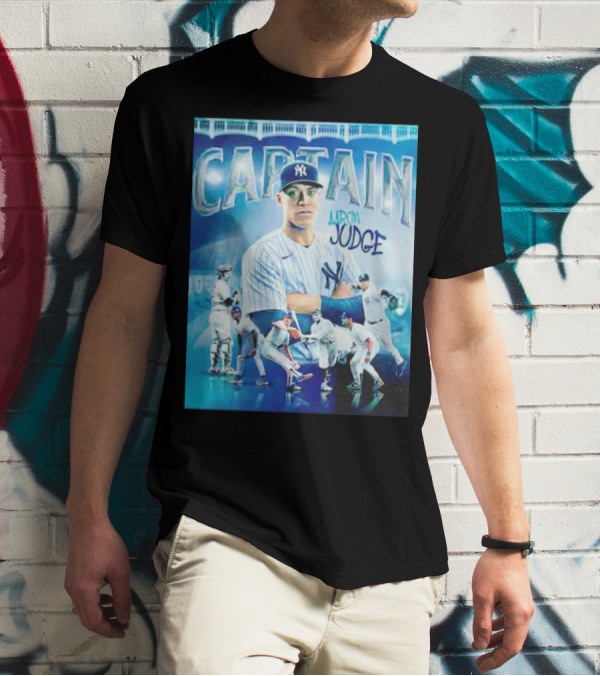 Aaron Judge New York Yankees Captain Baseball T-Shirt