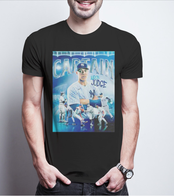 Aaron Judge New York Yankees Captain Baseball T-Shirt