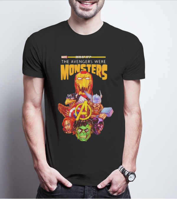 Marvel What If The Avengers Were Monsters Iron Man Captain America Thor Hulk T-Shirt