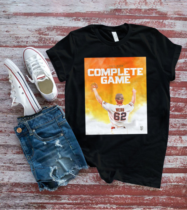 Logan Webb Complete Game San Francisco Giants Jersey Number 62 T-Shirt
