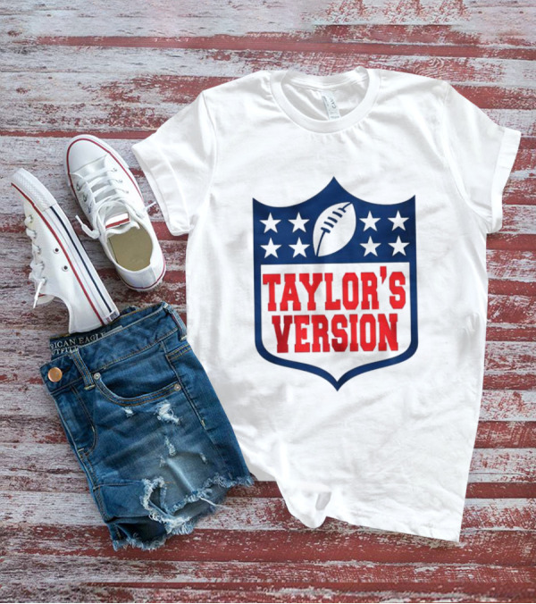 Taylor's Version Football Shield NFL T-Shirt