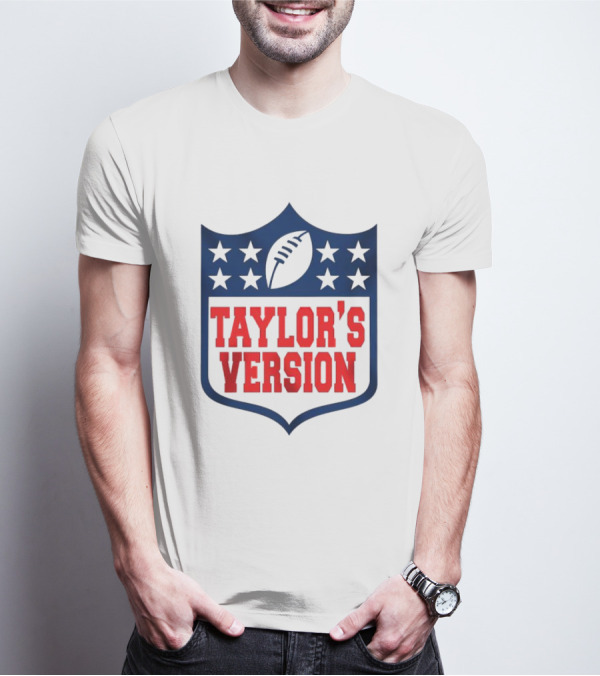 Taylor's Version Football Shield NFL T-Shirt