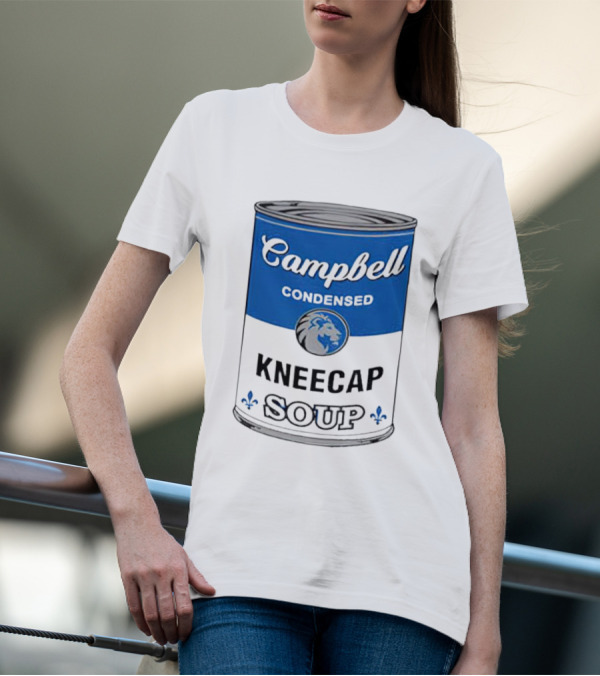 Campbell Condensed Kneecap Soup Lions Fan T-Shirt